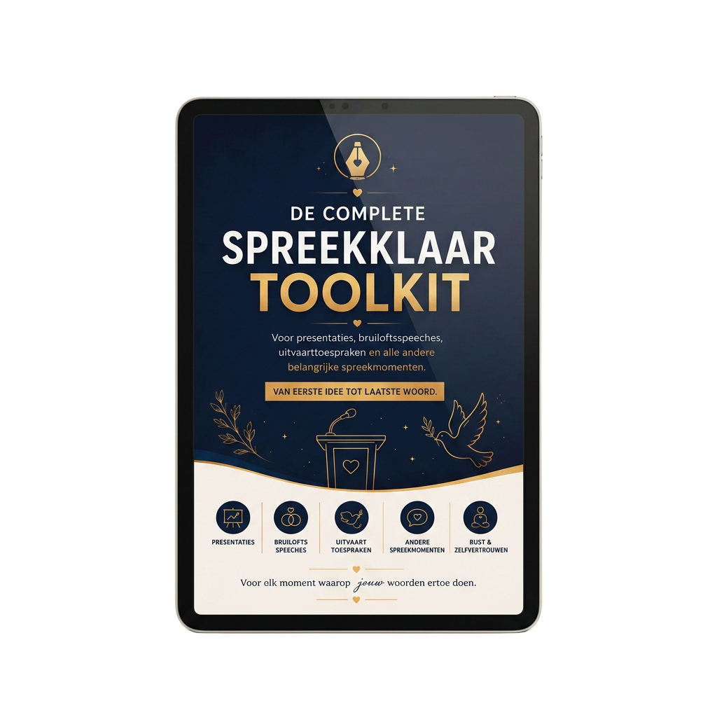 De Spreekklaar Toolkit op een tablet