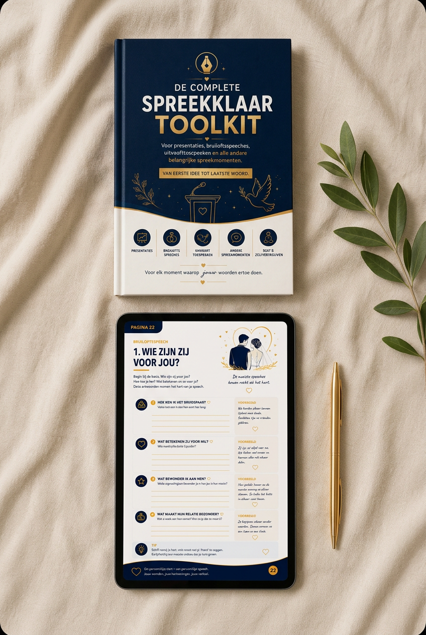 Spreekklaar digitaal werkboek op tablet